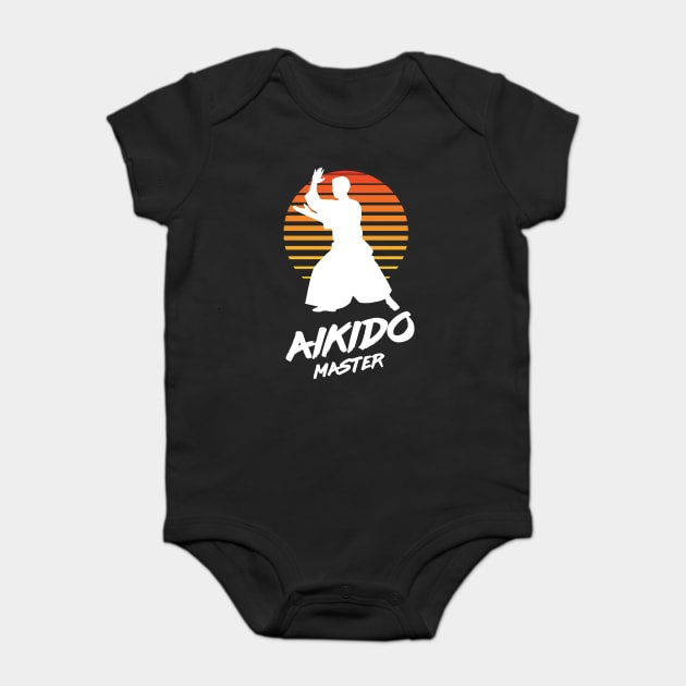 Aikido Master - Martial Arts Baby Bodysuit by Nonstop Shirts